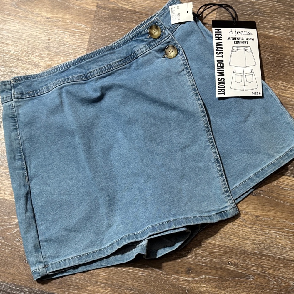 d. jeans Women's Blue Denim Skort